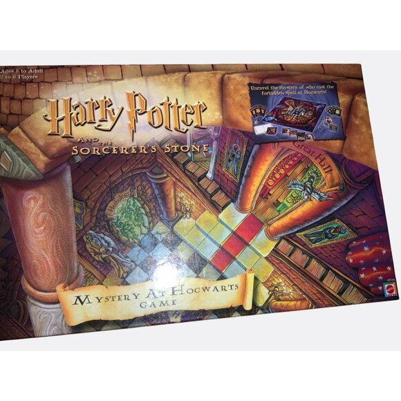 Mattel Other - Harry Potter Mystery At Hogwarts Game Ages 8+ Complete Board Game Adventure